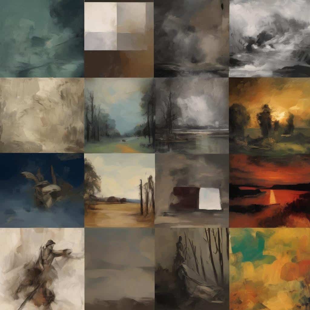 Ομορφες αθέατες εικόνες από τη φύση και την τέχνη, εμπνευσμένες από το βλέμμα του δημιουργού, με λάδια και ακρυλικά.